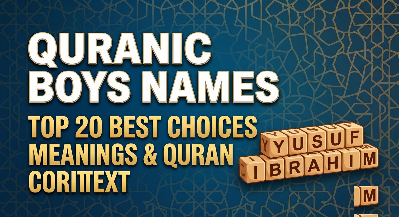 Top 20 Quranic Names for Boys